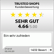 Trusted Shops Kundenbewertungen f�r Snipes
